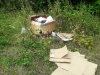 Свалка мусора в частном секторе на заброшенном участке в мкр Губайлово, г. Красногорск.